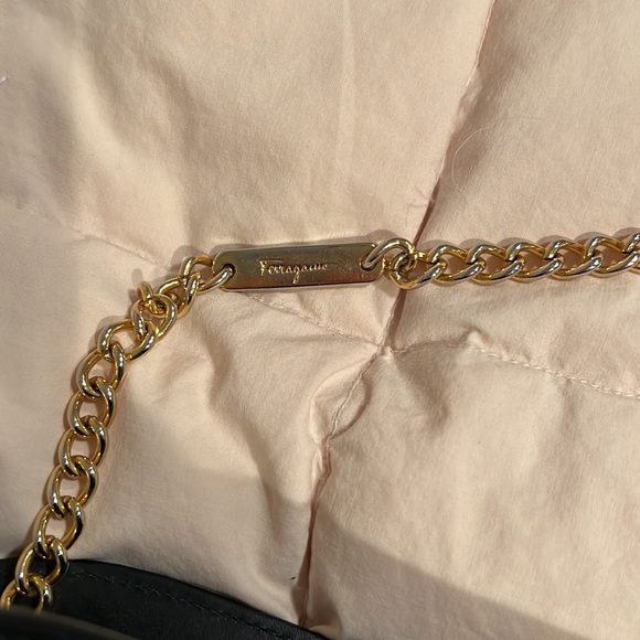 Ferragamo Diana Clutch, Gancini Clasp - Picture 9 of 15